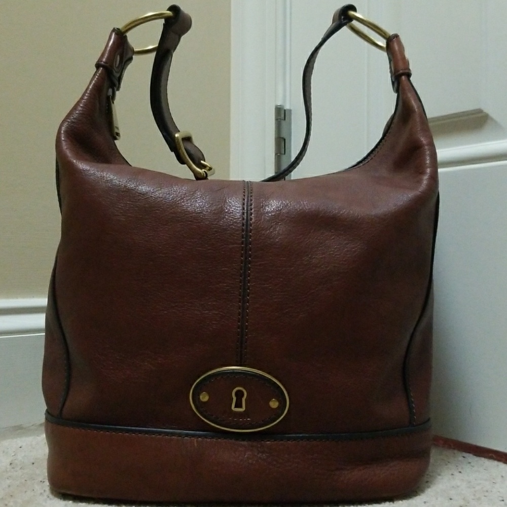 Fossil Genuine Leather Handbag